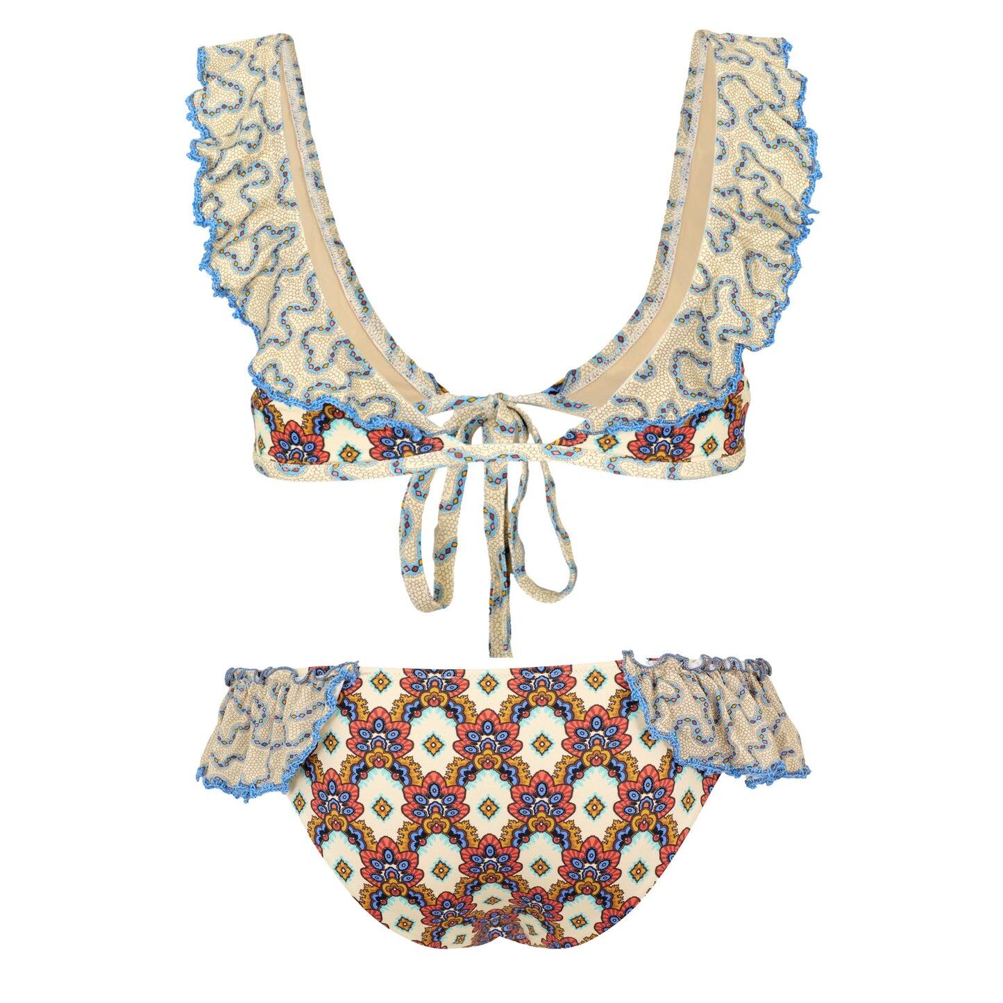 Vittoria Bikini Mix Patch Azzuro - Bikini