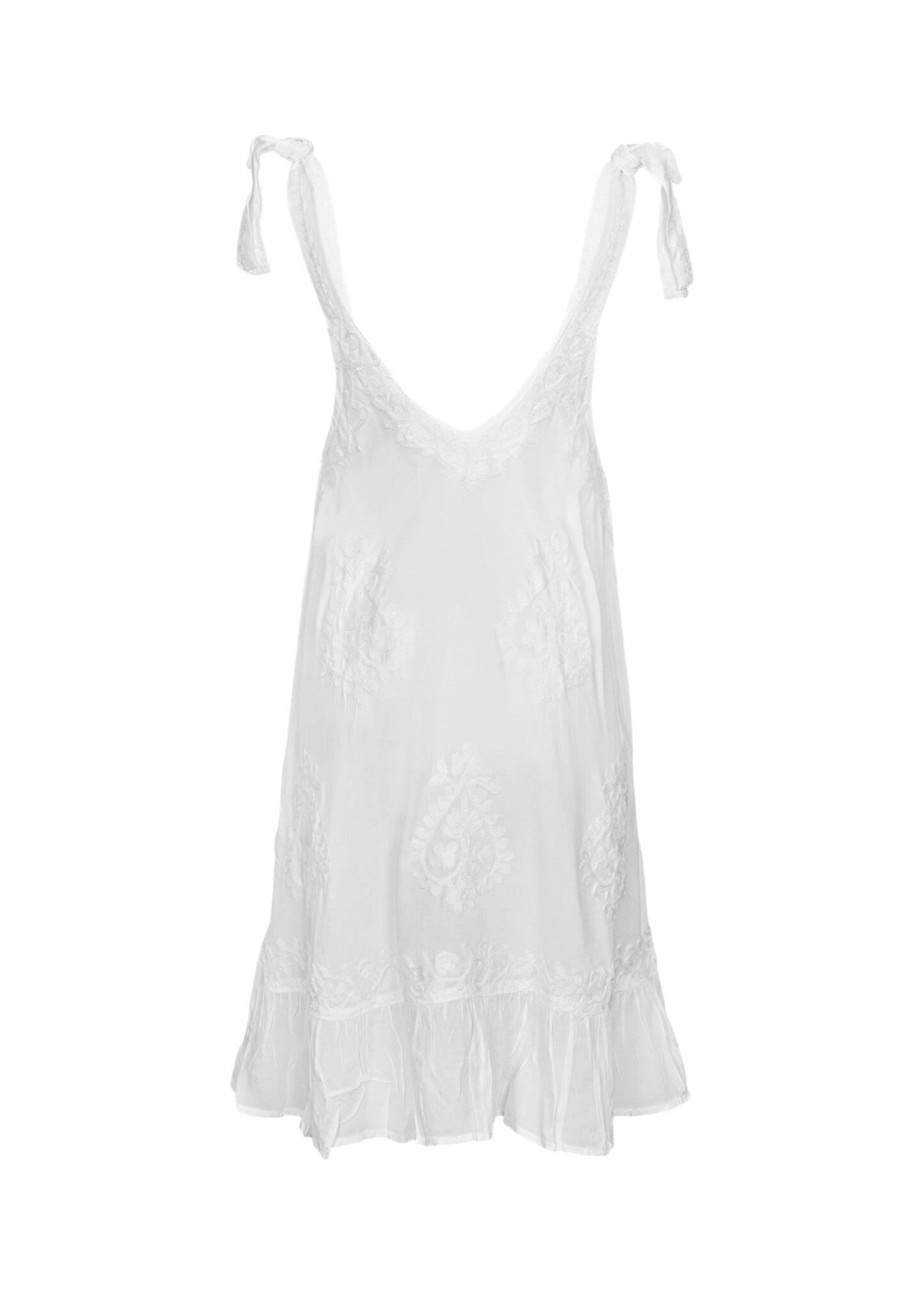 Aruba Kids Dress White - Girls Dress