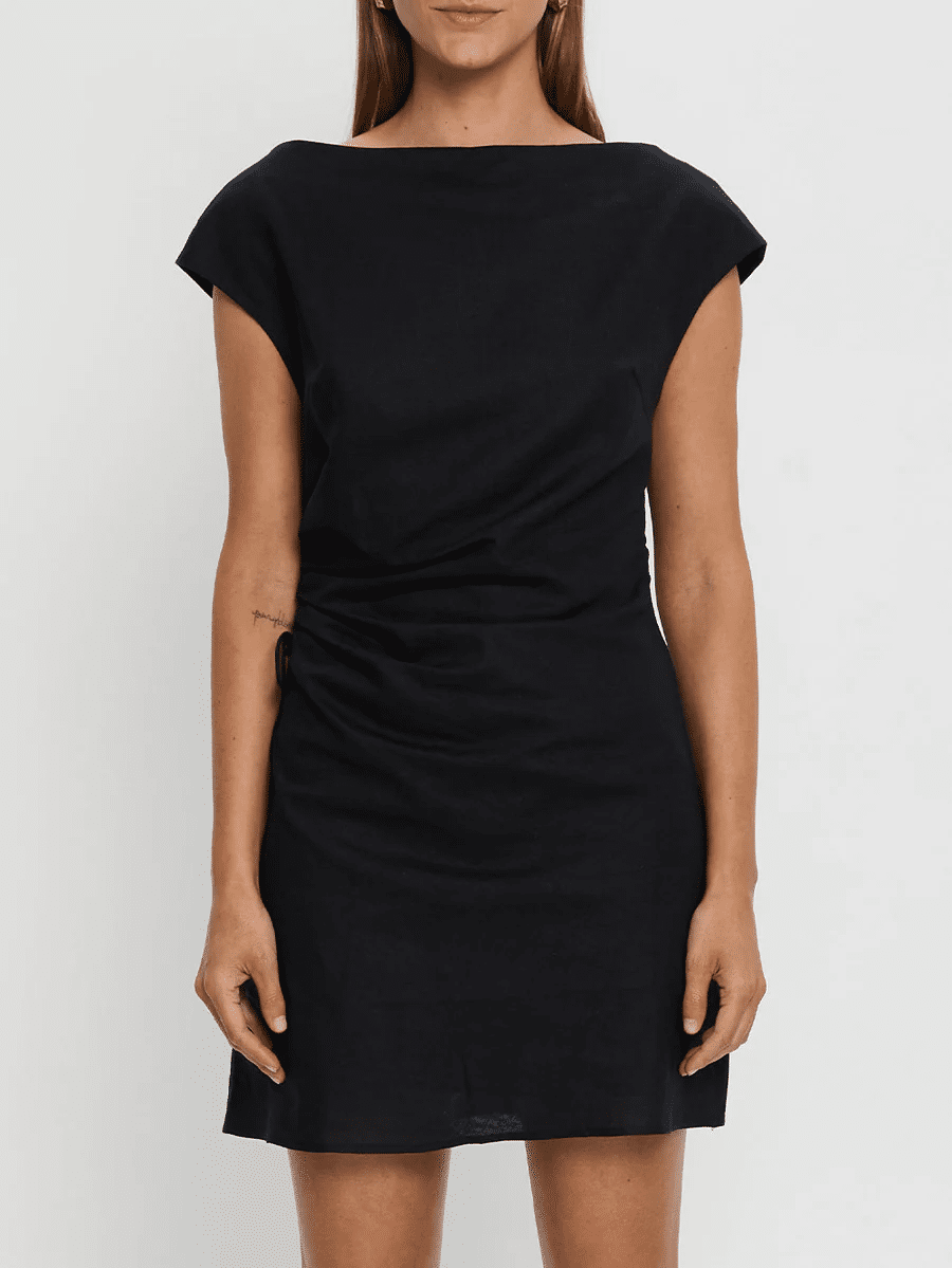 Azarea Mini Dress Black - Dress
