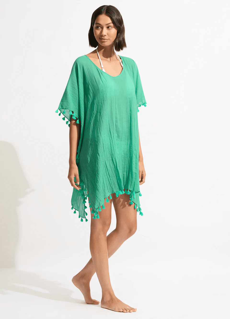 Beached It Amnesia Kaftan Jade - ONE SIZE - Kaftan