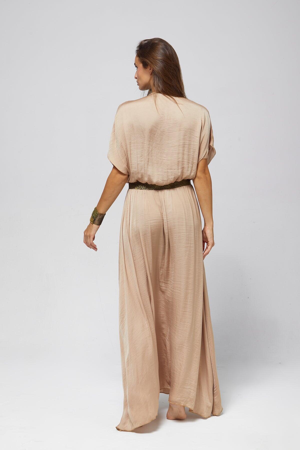 Jody Long Robe Beige - Cover Up