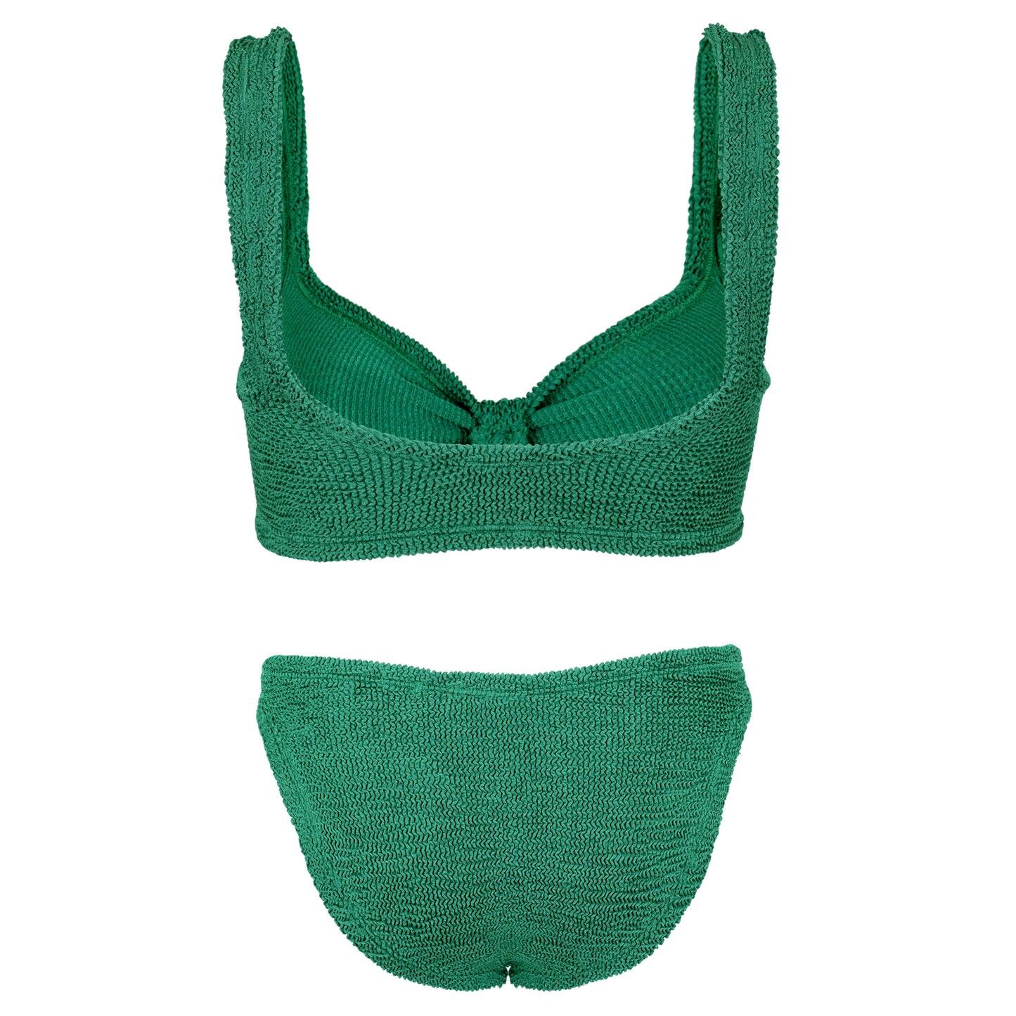 Bonnie Bikini Metallic Forest Green - ONE SIZE - Bikini