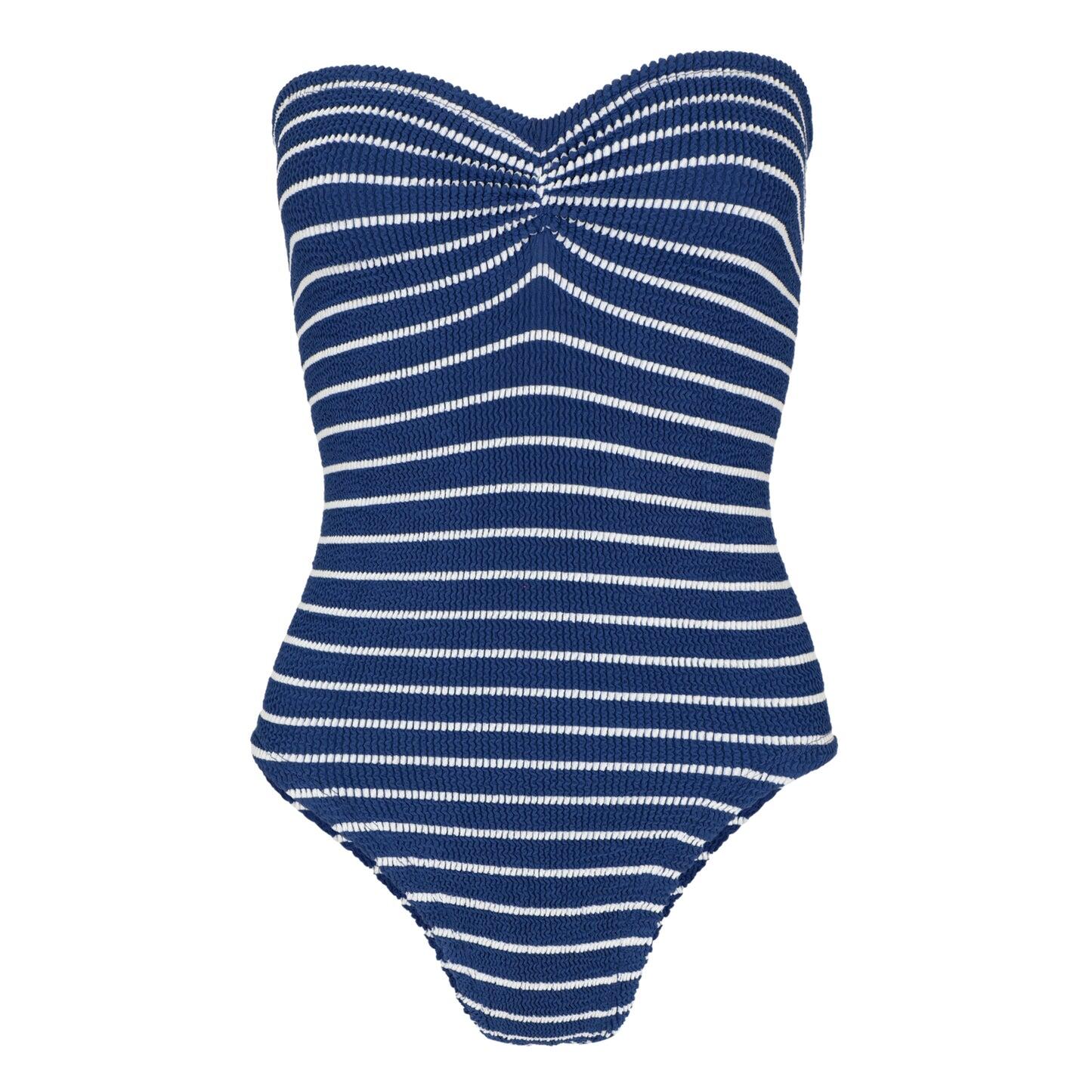 Brooke Swim Stripe Navy/White - ONE SIZE - One Piece