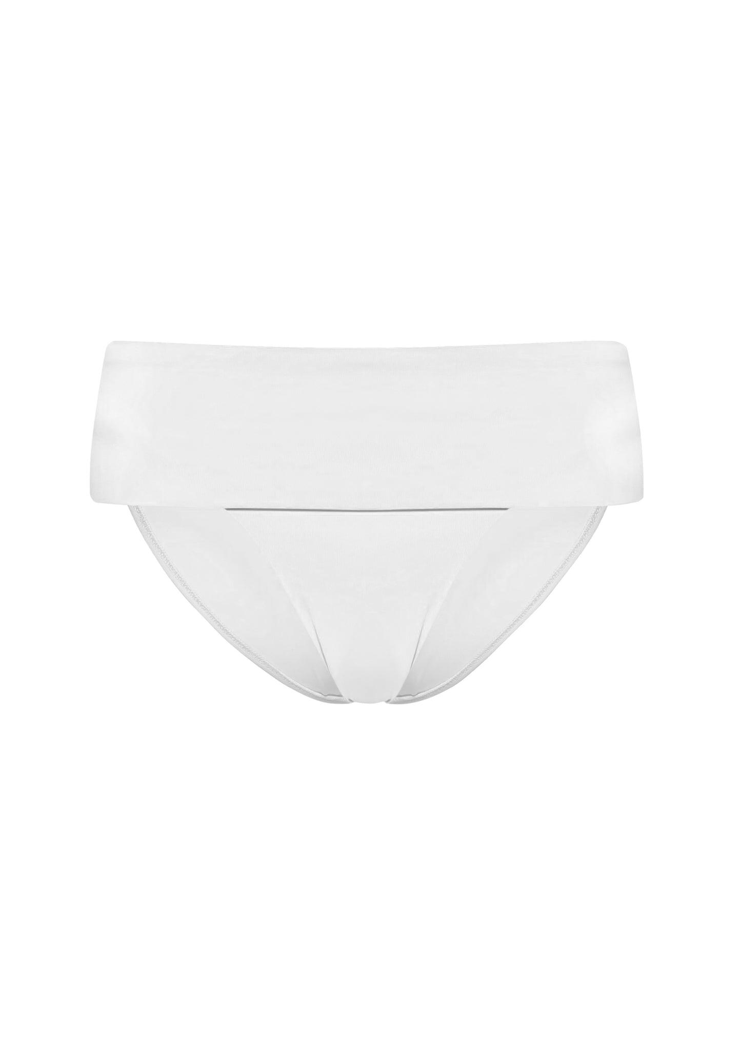Brussels Bikini Bottom White - Bikini Bottom