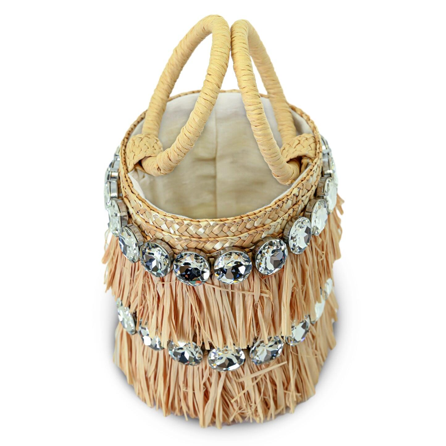 Liv Round Crystal Bucket - ONE SIZE - Bag