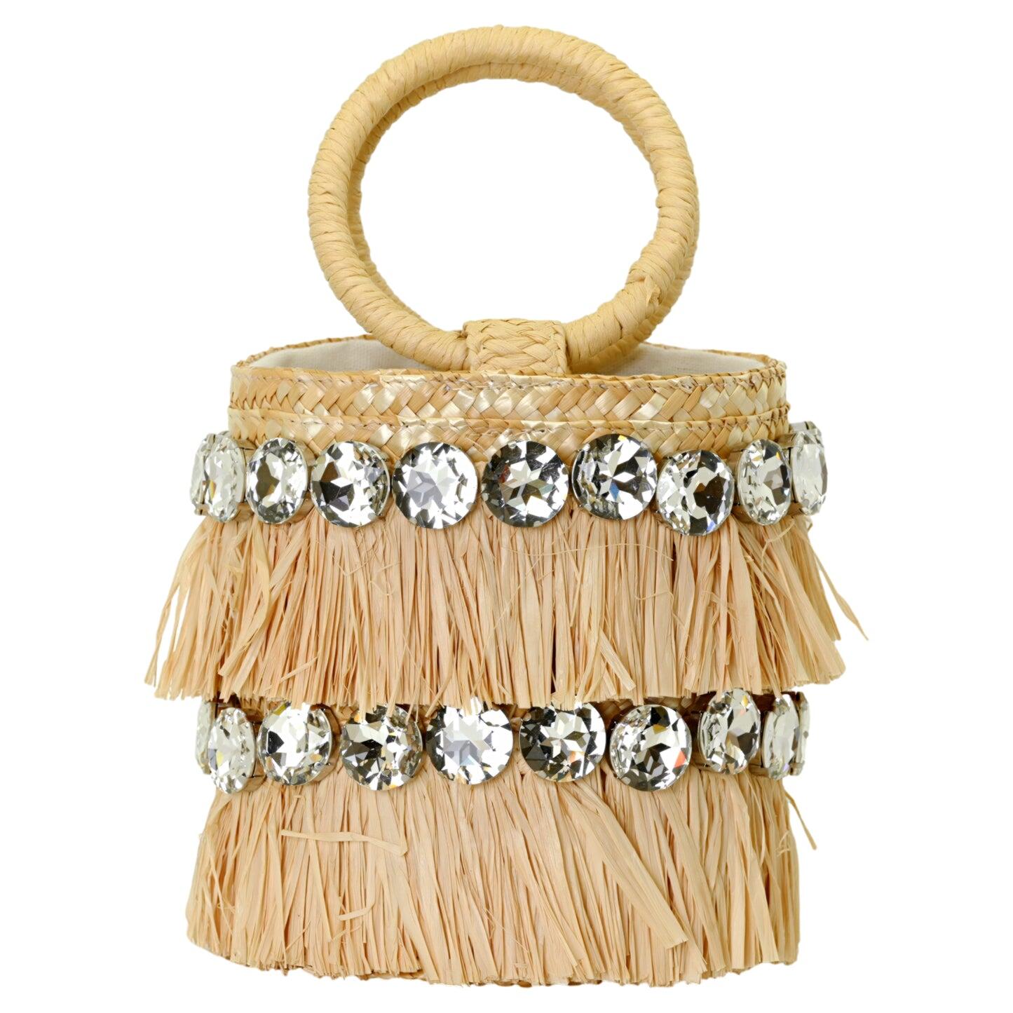 Liv Round Crystal Bucket - ONE SIZE - Bag