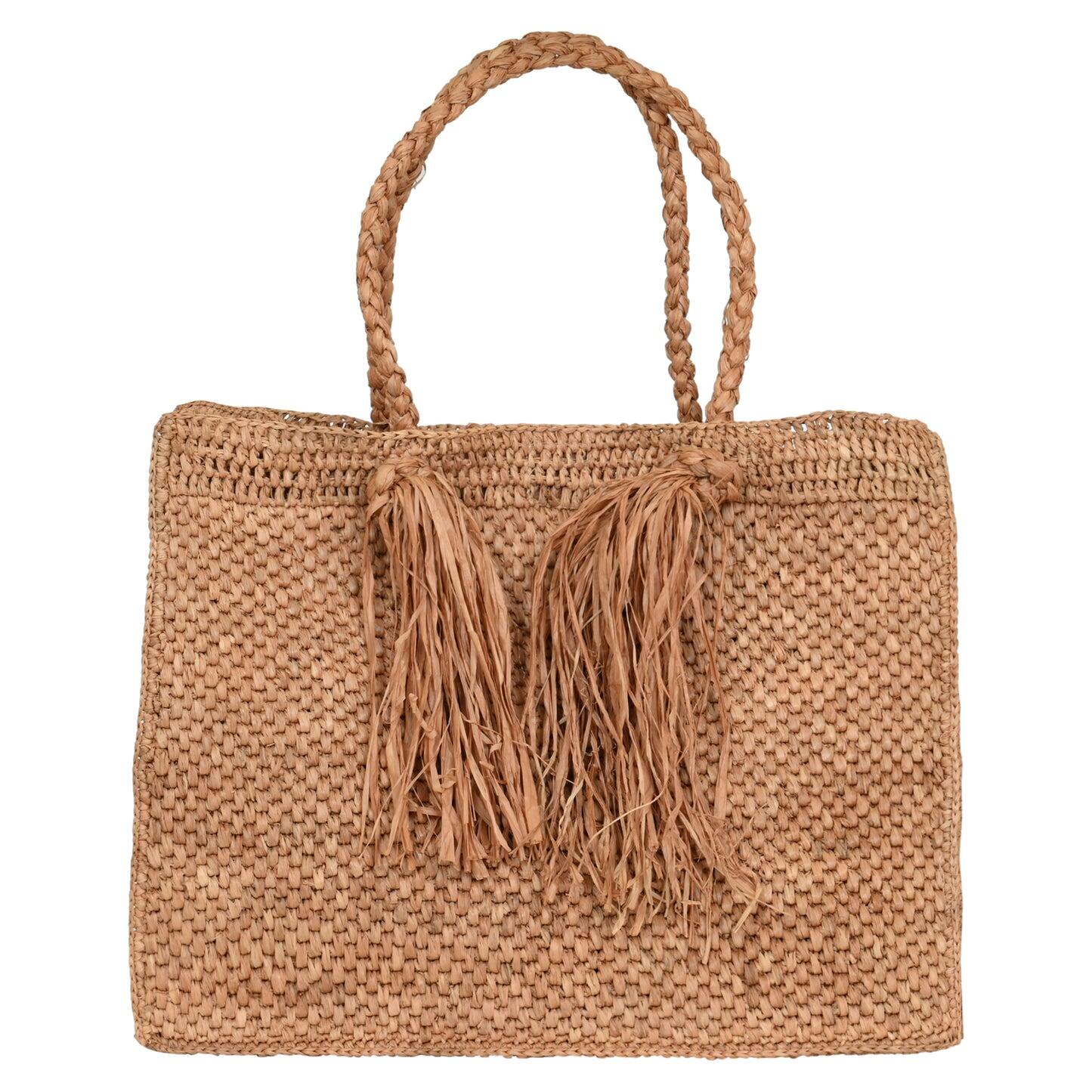 Lucas Large Beach Tote Bag Sand