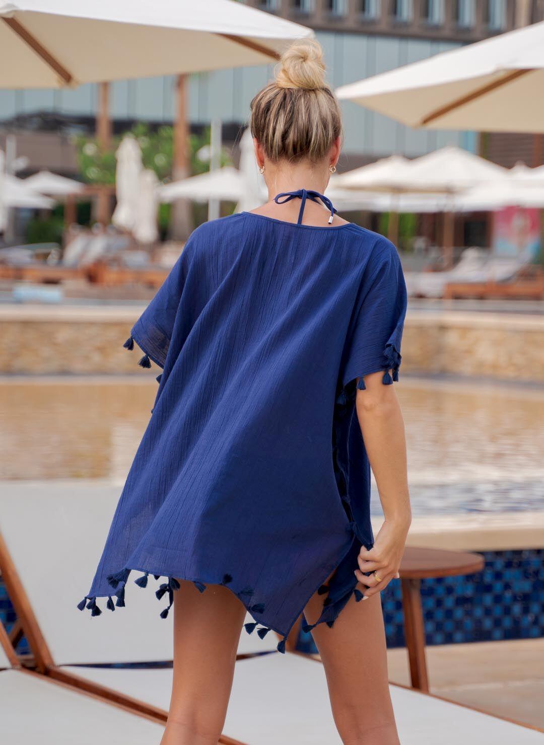 Katherine Kaftan Navy - Kaftan