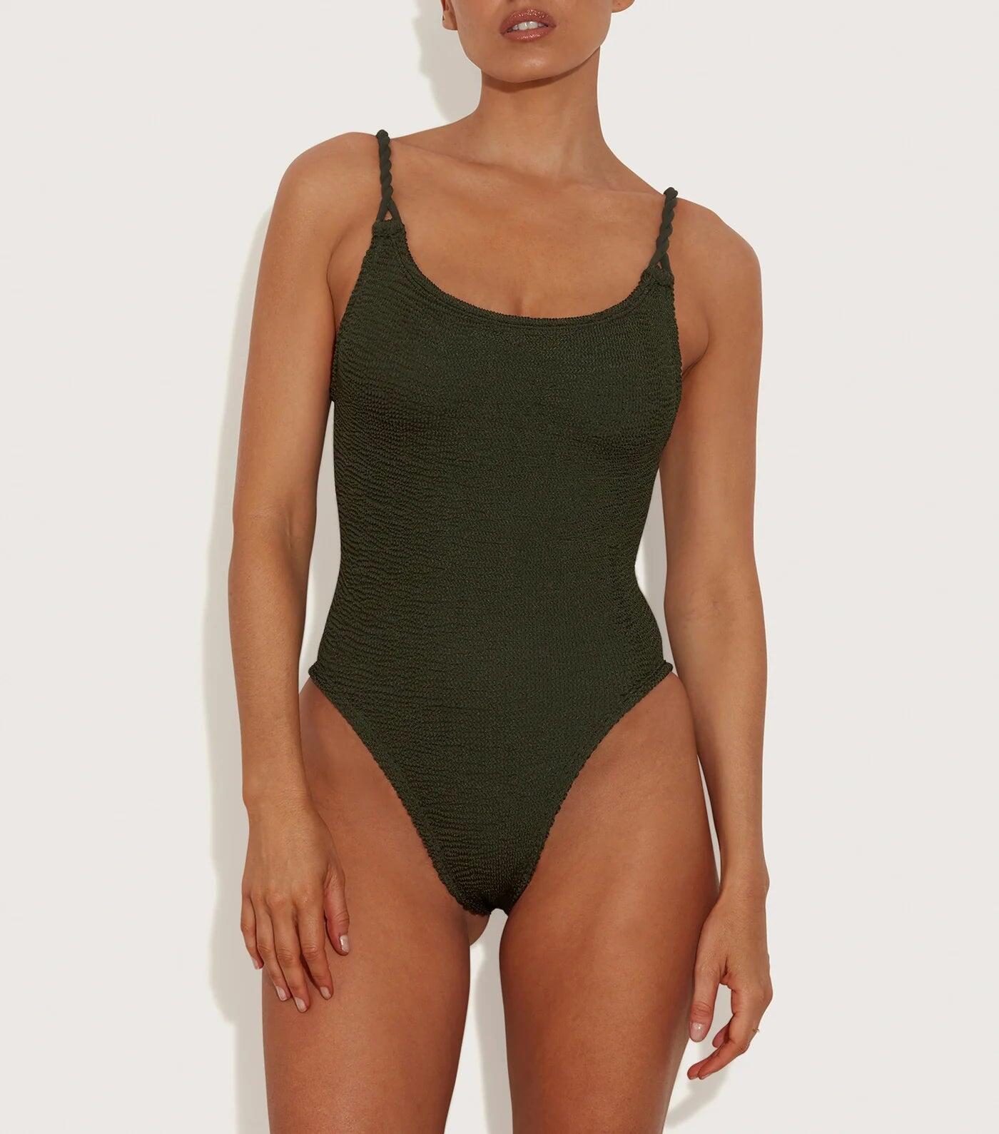 Camille One Piece Metallic Khaki - ONE SIZE - One Piece