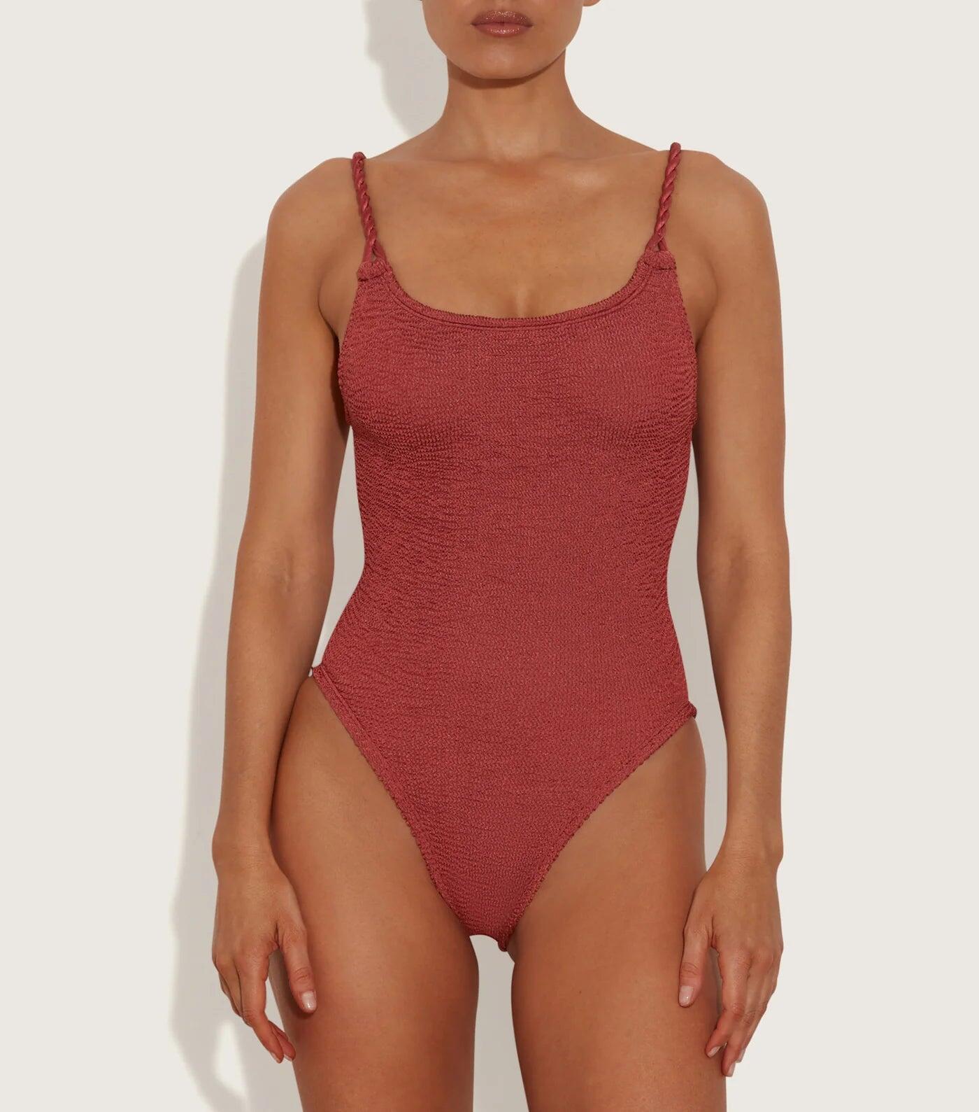 Camille One Piece Metallic Rosewood - ONE SIZE - One Piece