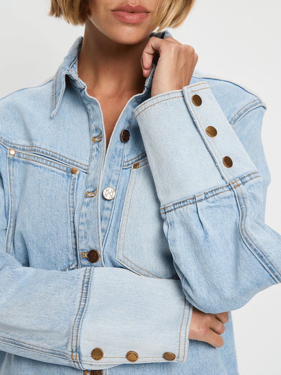 Carla Denim Mini Dress - Dress