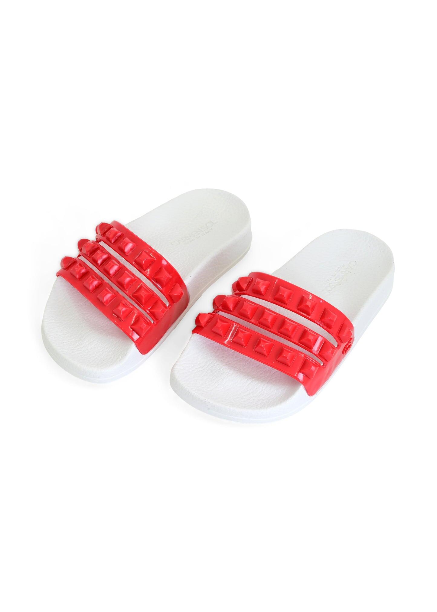 Mini Carmen Kids Red Slide - Shoes