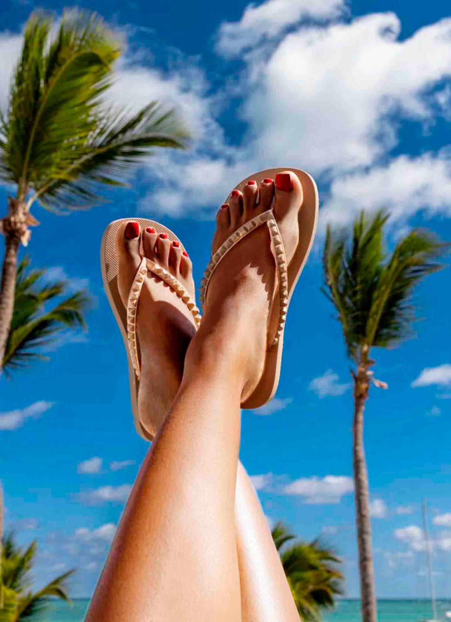 Giuliana Flip Flops Blush