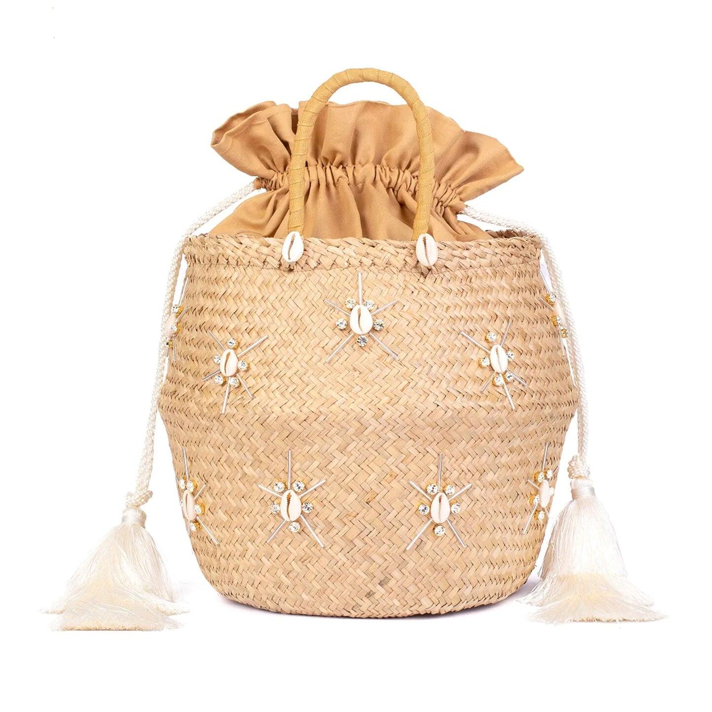 Extra Large Beach Bag with Tassels