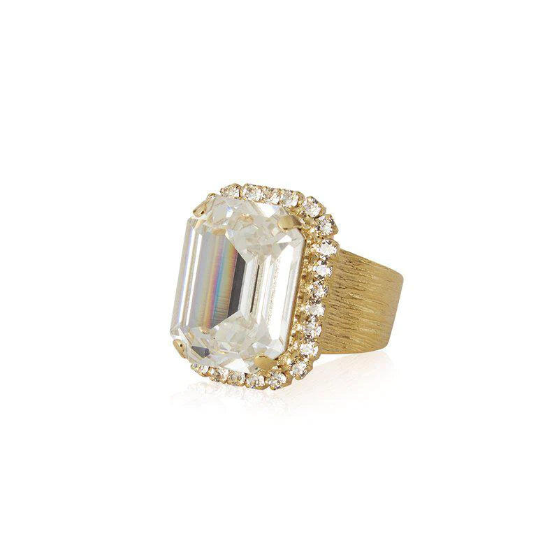 Lydia Cocktail Ring Crystal - ONE SIZE - Ring
