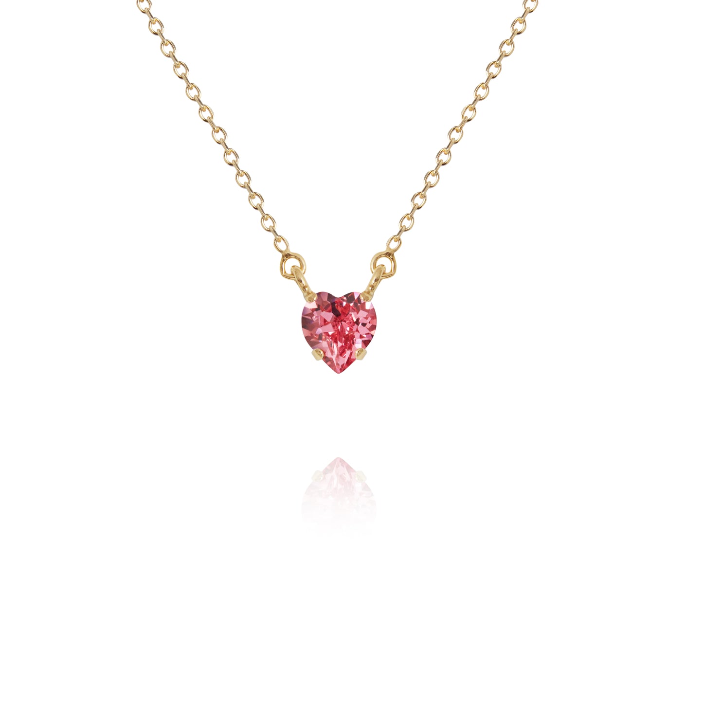 Valentina Heart Necklace Rose Valentine