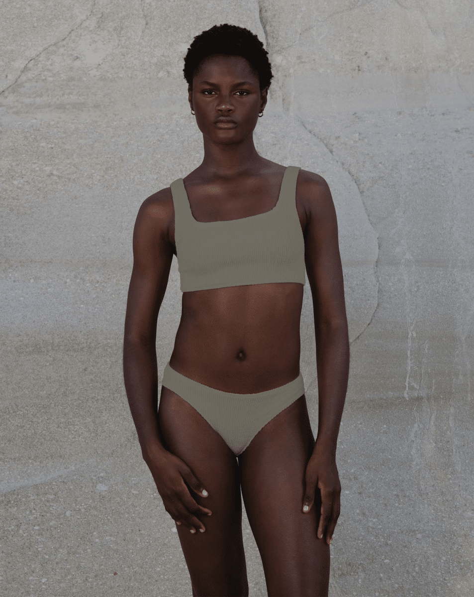 Celine Square Neck Bikini Hazelnut - ONE SIZE - Bikini