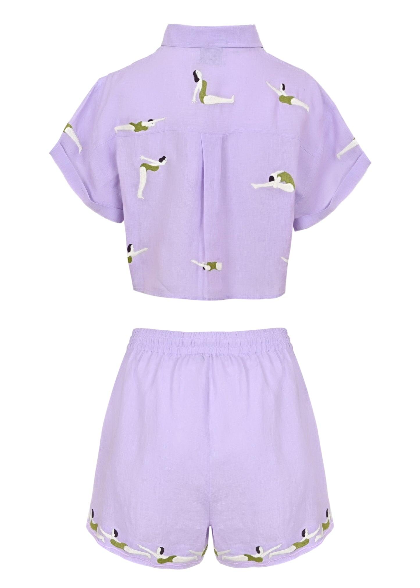 Lilac Diver Set Linen