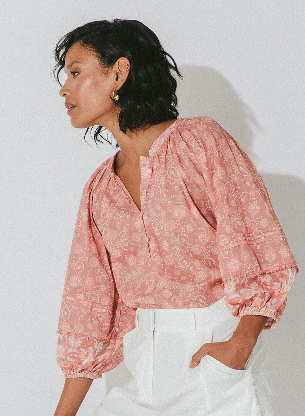 Quinn Blouse Camara Floral - Top