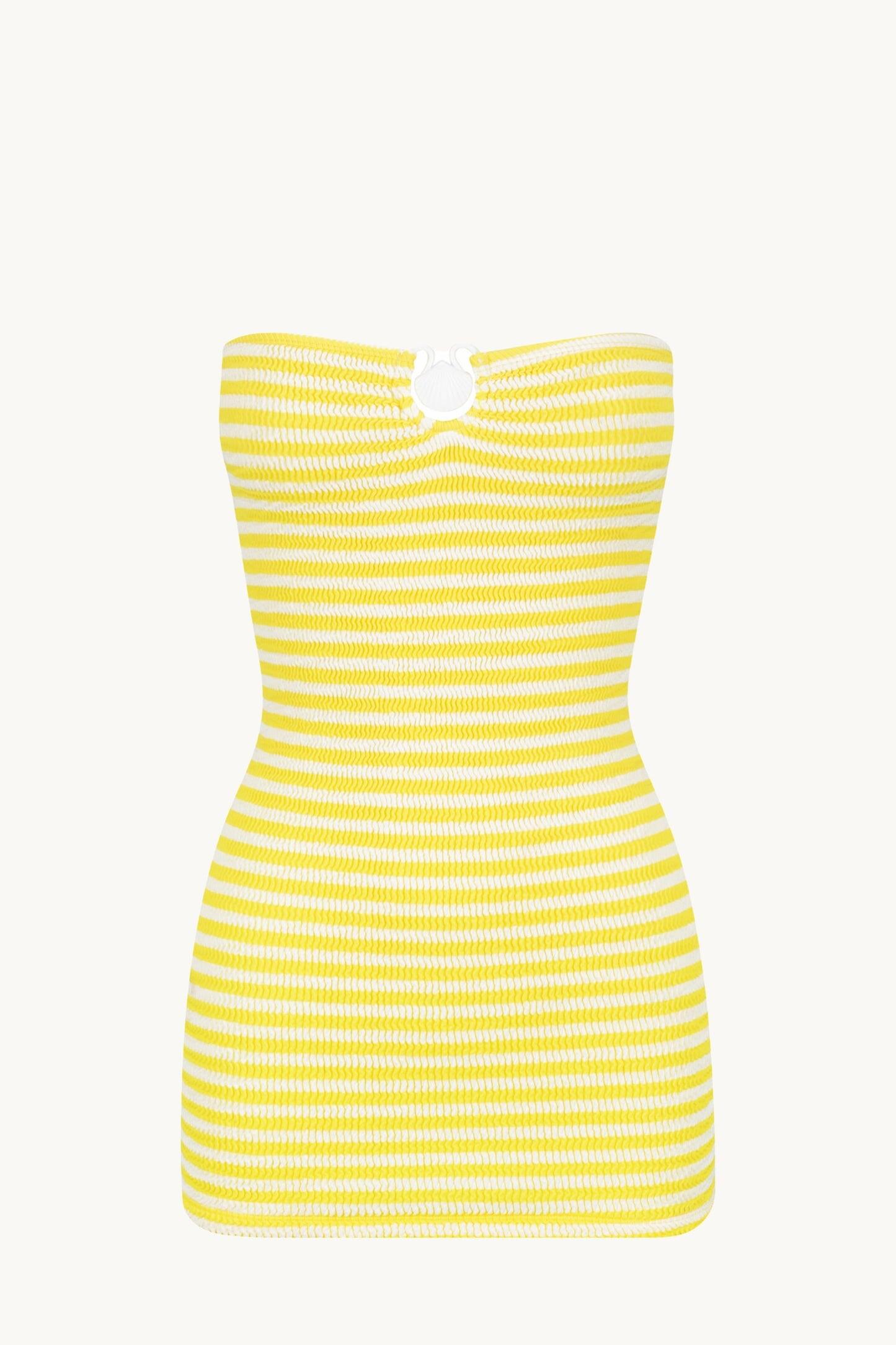 Lush Mini Dress Sunshine Stripe