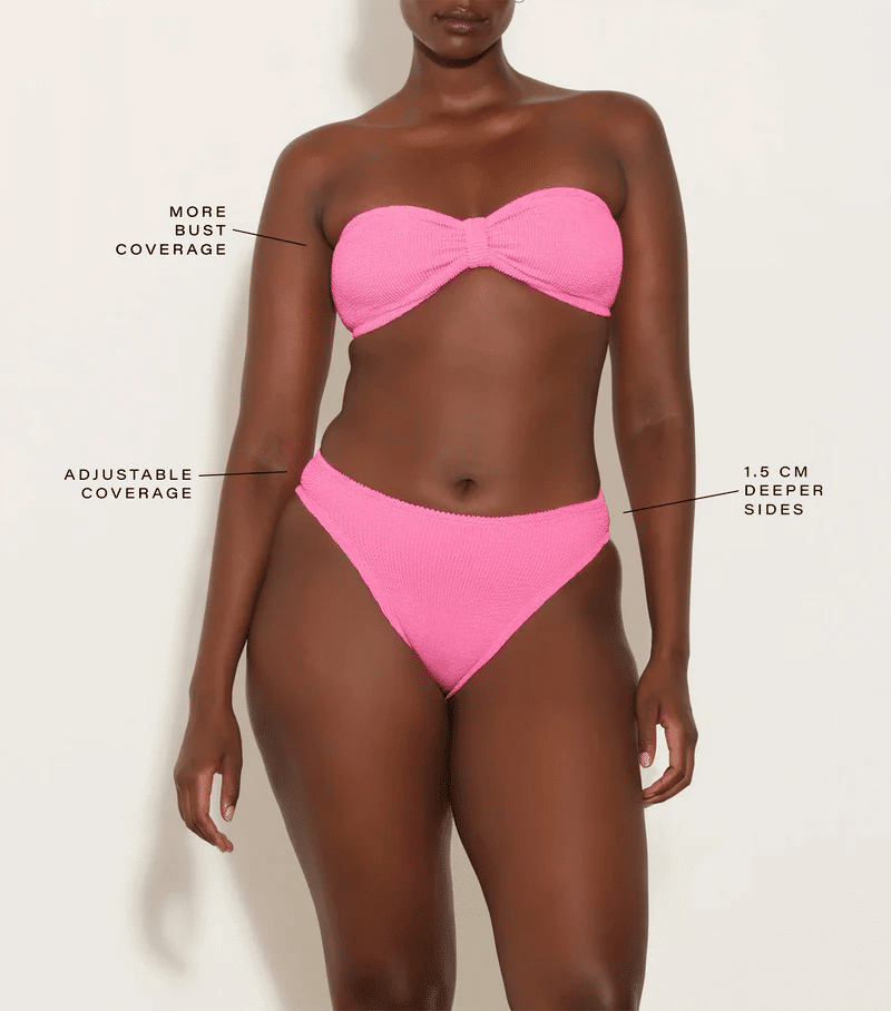 Coverage Jean Bikini Bubblegum - ONE SIZE - Bikini