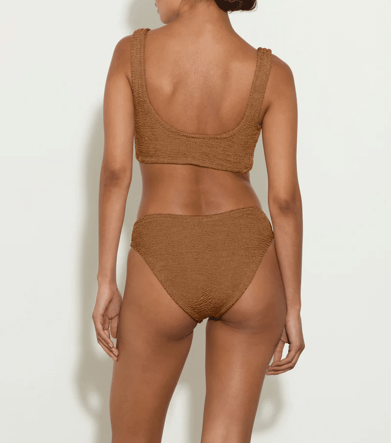 Coverage Juno Bikini Metallic Cocoa - ONE SIZE - Bikini