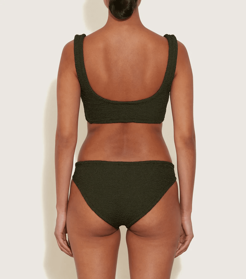 Coverage Juno Bikini Metallic Khaki - ONE SIZE - Bikini