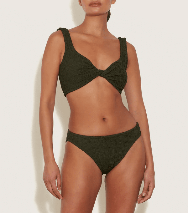 Coverage Juno Bikini Metallic Khaki - ONE SIZE - Bikini