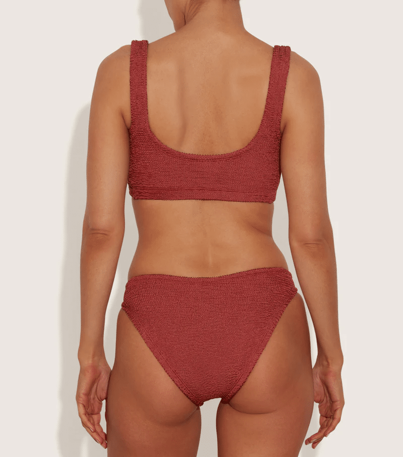 Coverage Juno Bikini Metallic Rosewood - ONE SIZE - Bikini