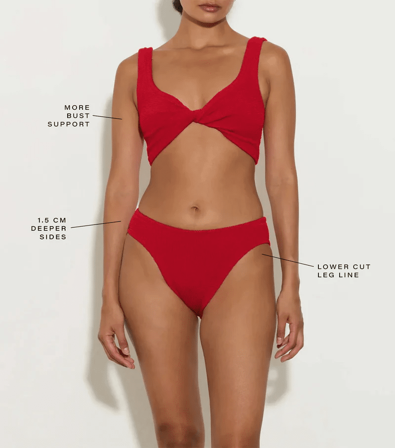 Coverage Juno Bikini Red - ONE SIZE - Bikini