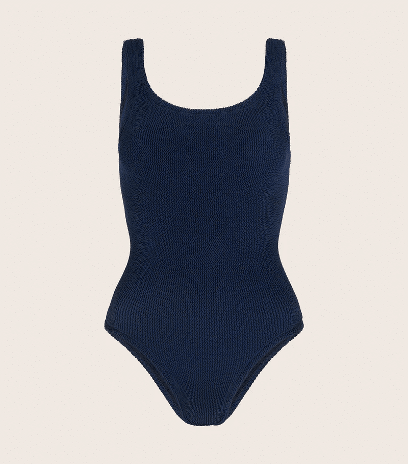Coverage Square Neck Swim Navy - ONE SIZE - One Piece