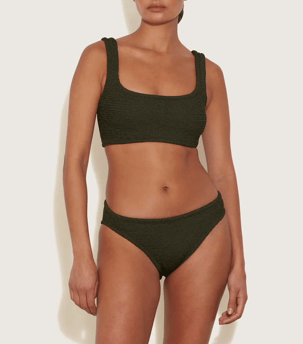 Coverage Xandra Bikini Metallic Khaki - ONE SIZE - Bikini