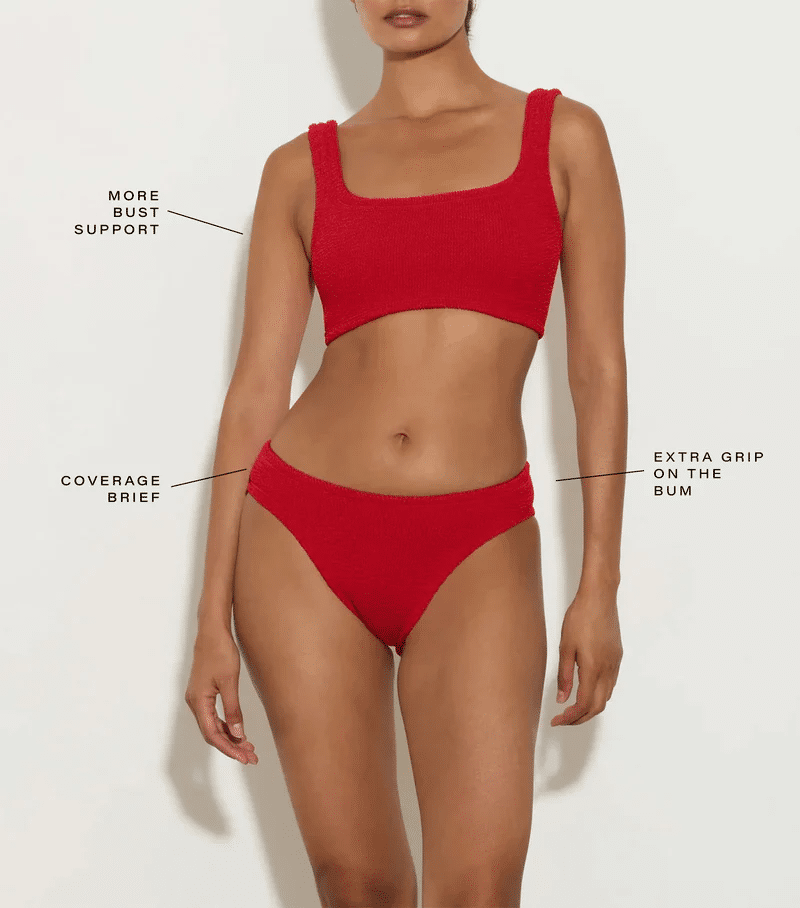 Coverage Xandra Bikini Red - ONE SIZE - Bikini