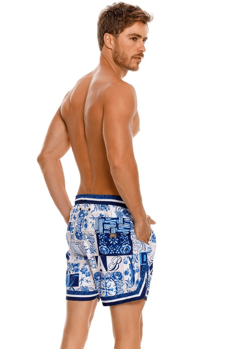 Dan Azure Men’s Trunks - Men’s Swim Shorts