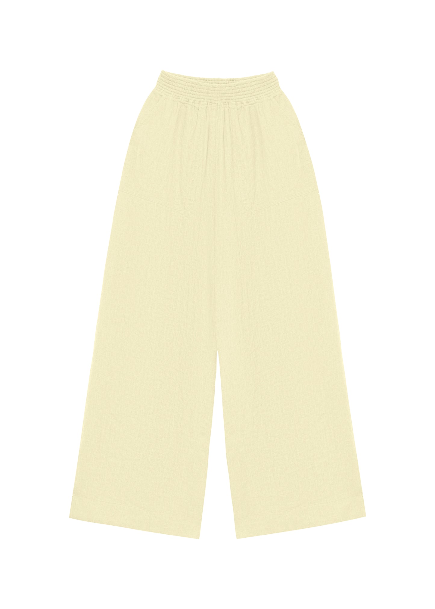Top and Pant Set Double Cream