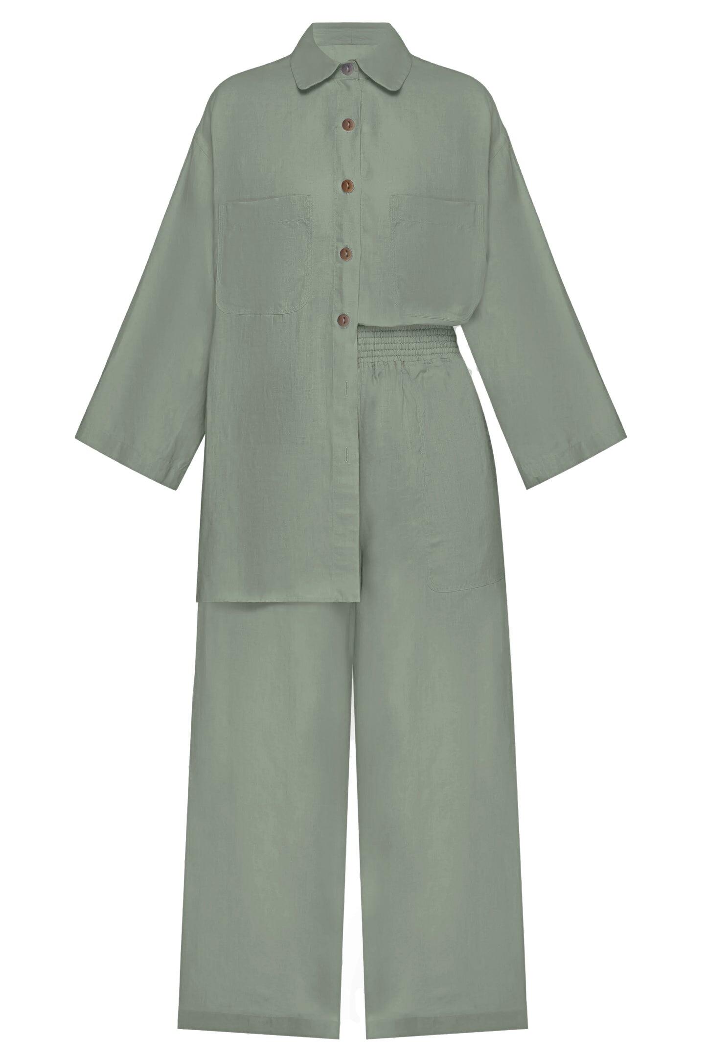 Top And Pants Set Algue - Set