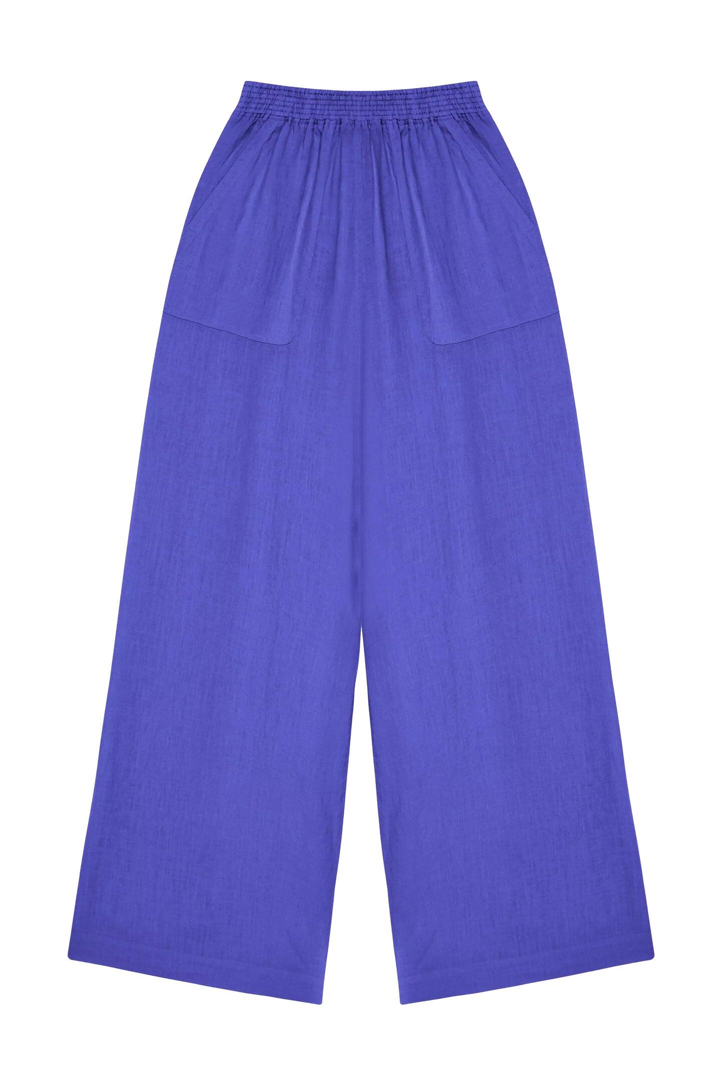 Top And Pants Set Blue Iris - Set