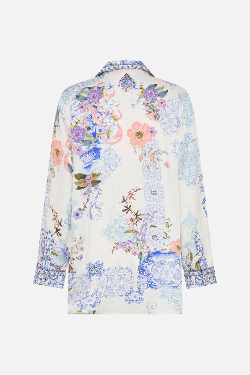 Double Breasted Soft Jacket Paint Me Positano - Jacket