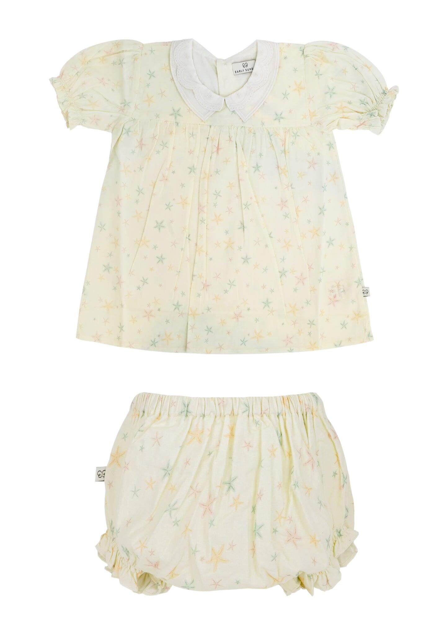 Sukie Baby Dress and Bloomer Star Fish