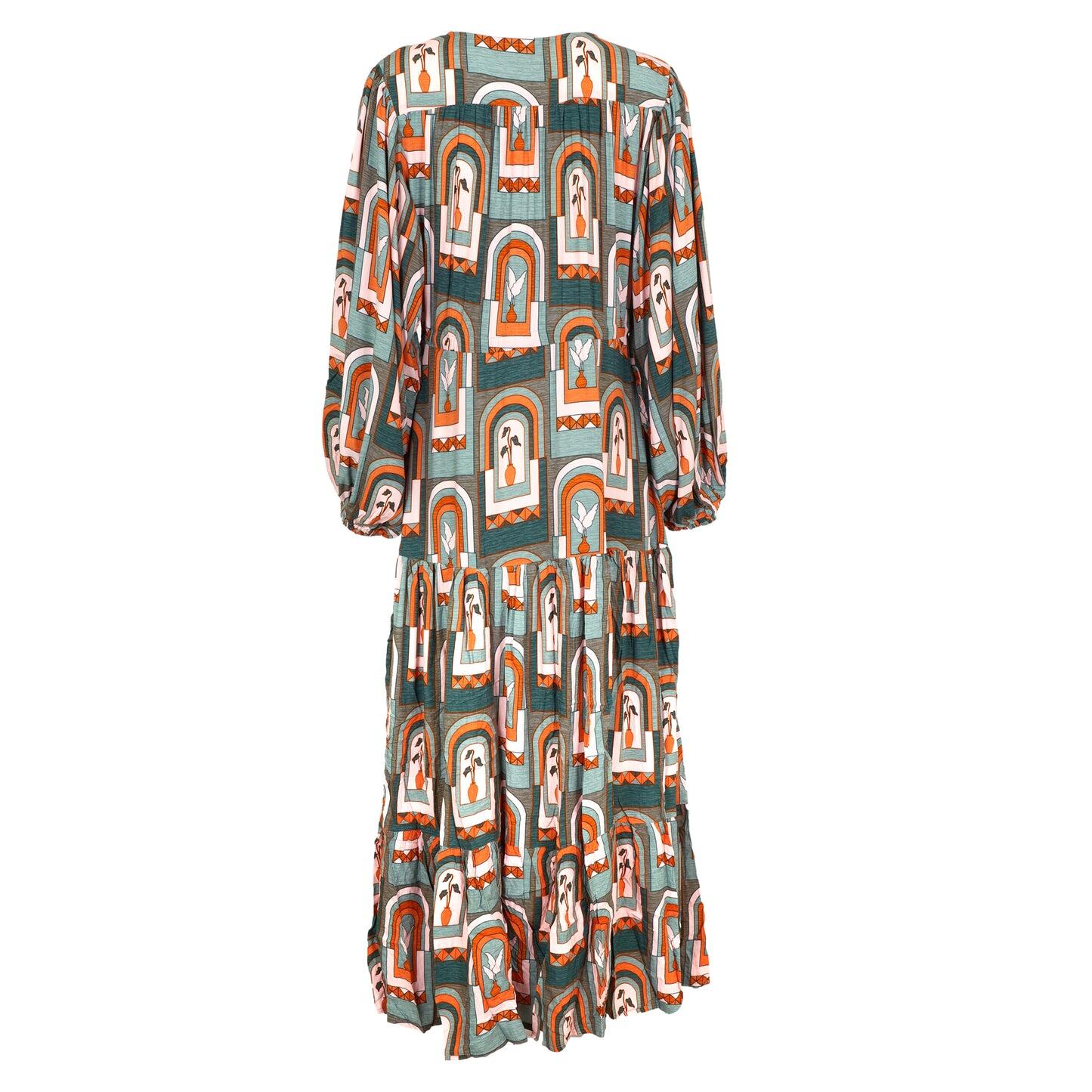 Emerald Arches Print Teresa - Dress