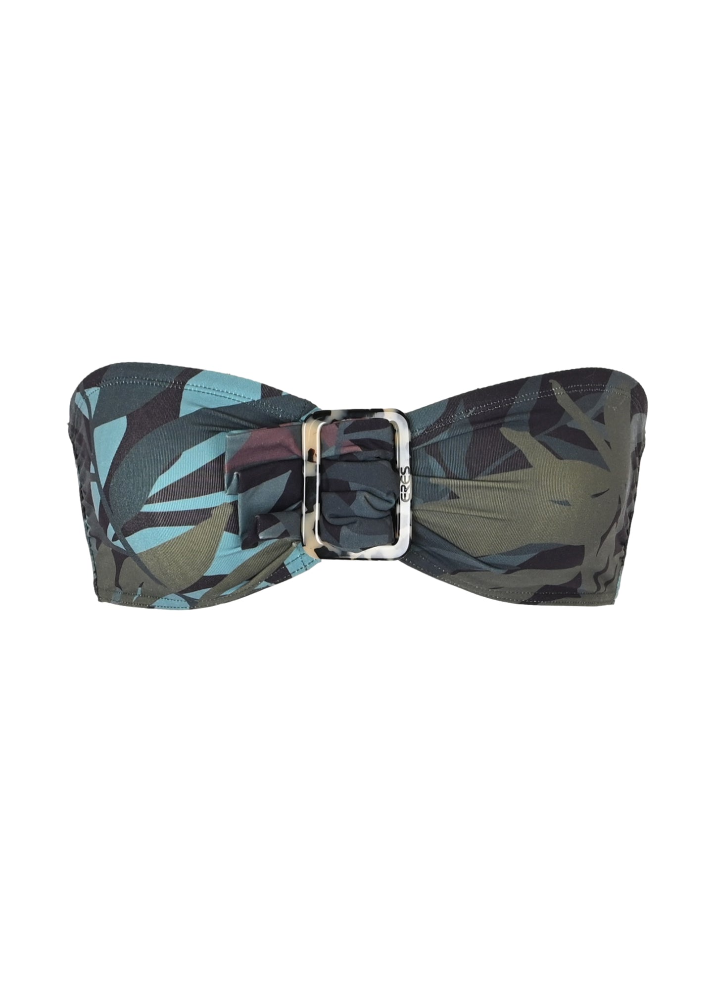 Bikini Top Bandeau in Terre Print - Bikini Top