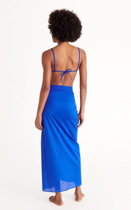 Peplum 2 Long Sarong Indigo