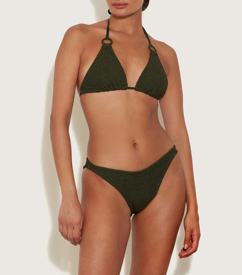 Eva Bikini Metallic Khaki - ONE SIZE - Bikini