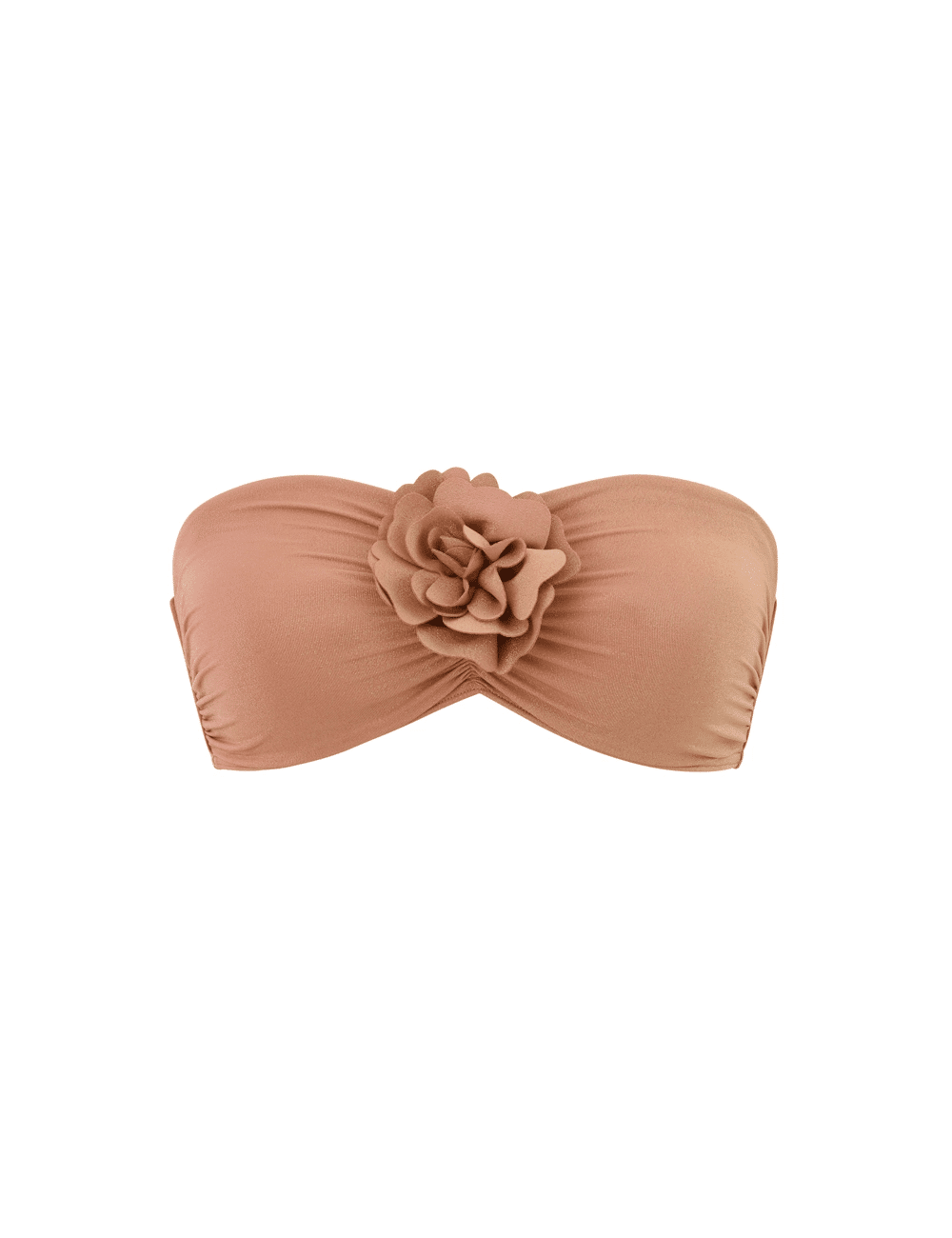 Everlee Metallic Bikini Top Rose - Bikini Top
