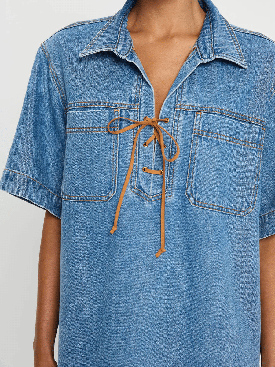 Evie Denim Dress - Dress