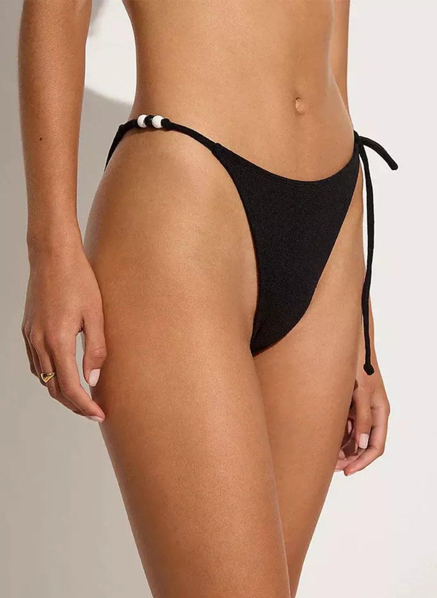 Di Mari Bikini Bottoms Black - Bikini Bottom