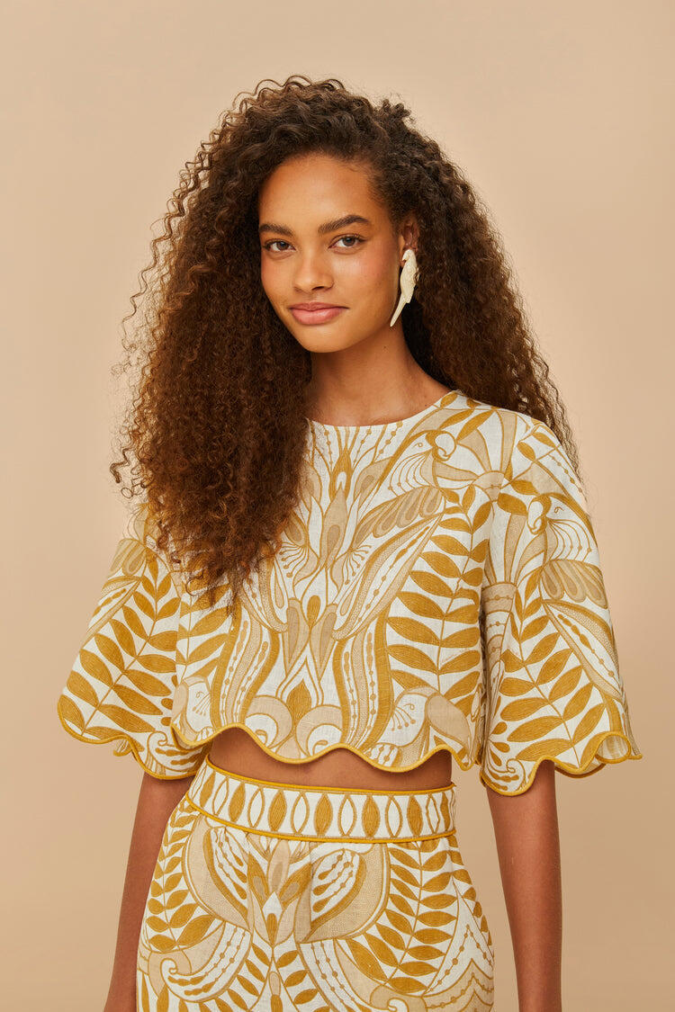 Lace Nature Blouse Off-White