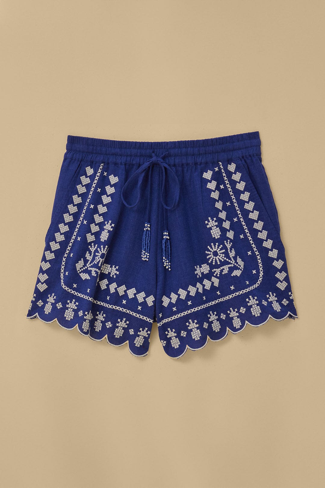 Embroidered shorts outlet
