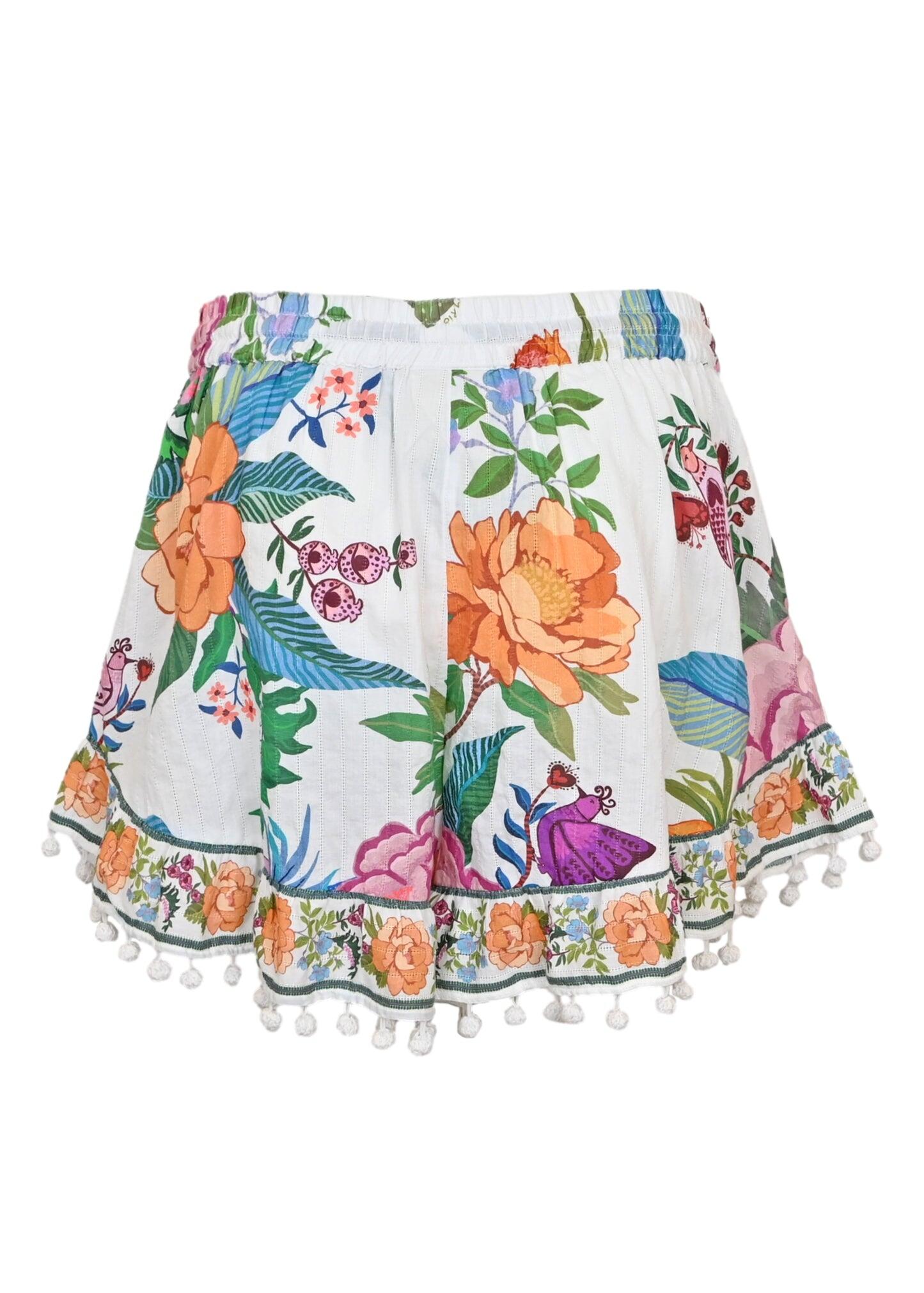 Off White Sweet Bloom Short