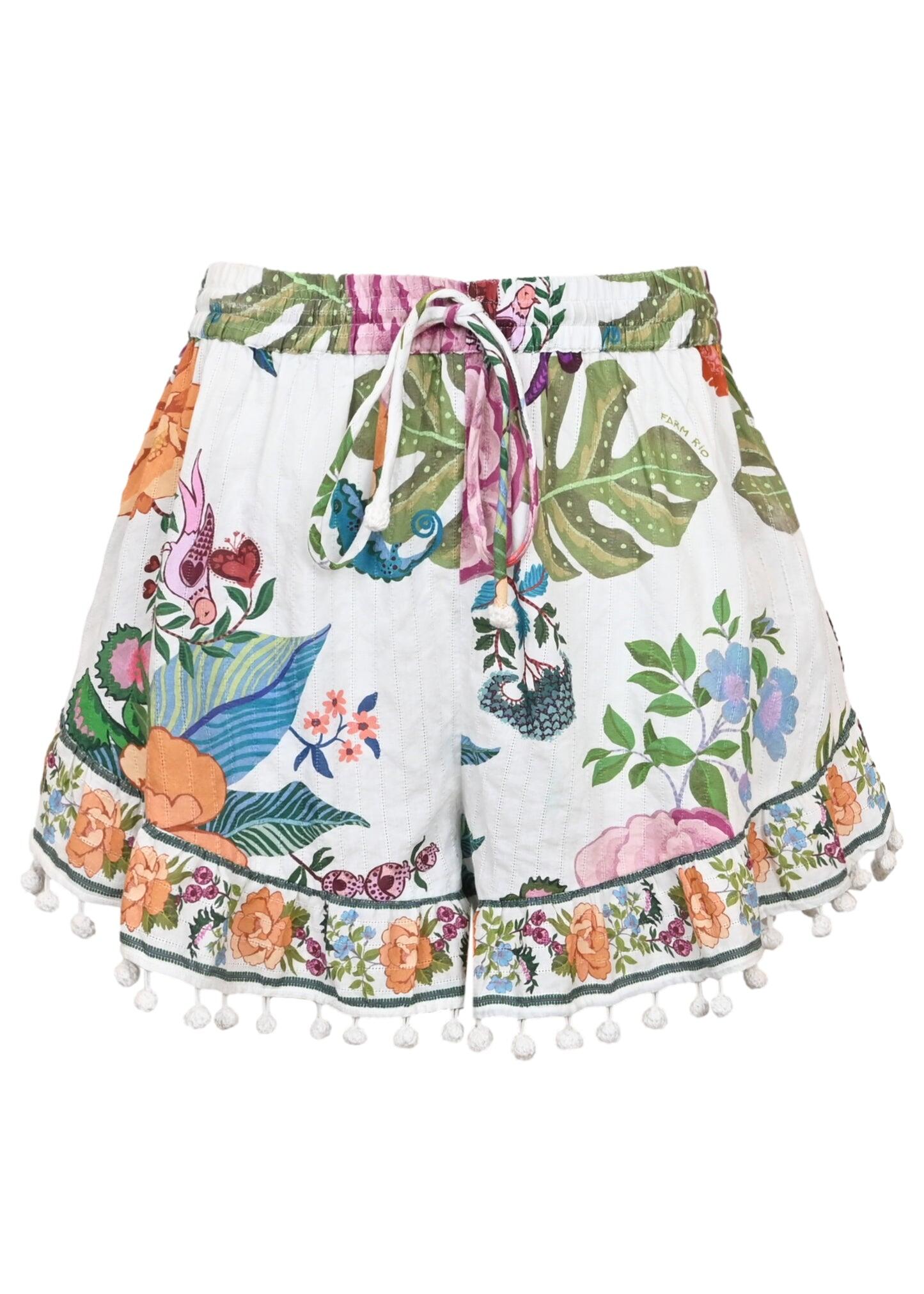 Off White Sweet Bloom Short